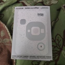 Fujifilm Instax Mini Liplay Hybrid Instant Camera - Stone White

