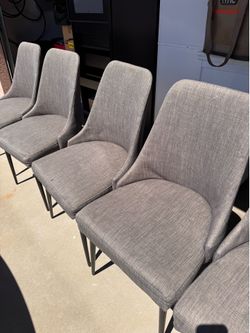 Grey chairs