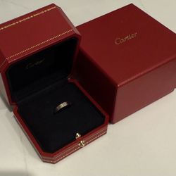 Cartier White Gold Love Ring Au750