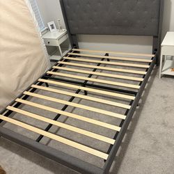 Modern queen size bed -