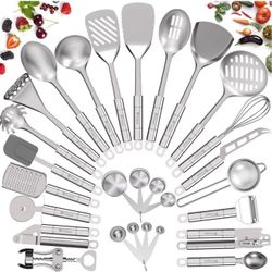 28 Pcs Stainless Steel Kitchen Cooking Utensil set
