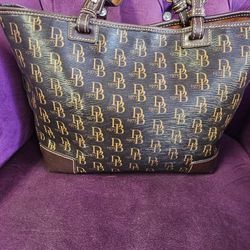 Vintage DOONEY & BOURKE 1975 SUSANNA LARGE TOTE BAG 
