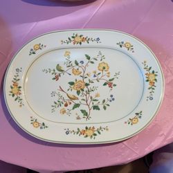 Noritake China Platter Versatone  Pattern