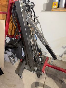 1 Ton Foldable Engine Hoist Cherry Picker and 2 ton load leveler