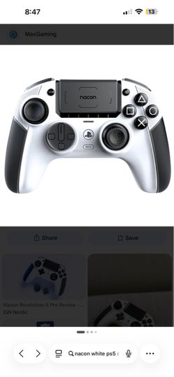 Nacon white ps5 remote