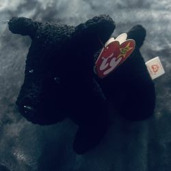 Scottie Ty Beanie Baby The Dog Rare Retired With PVC Pellets And Tag Errors