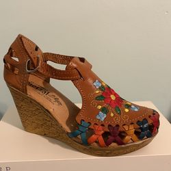 Mexican wedge sandal - size 6.5
