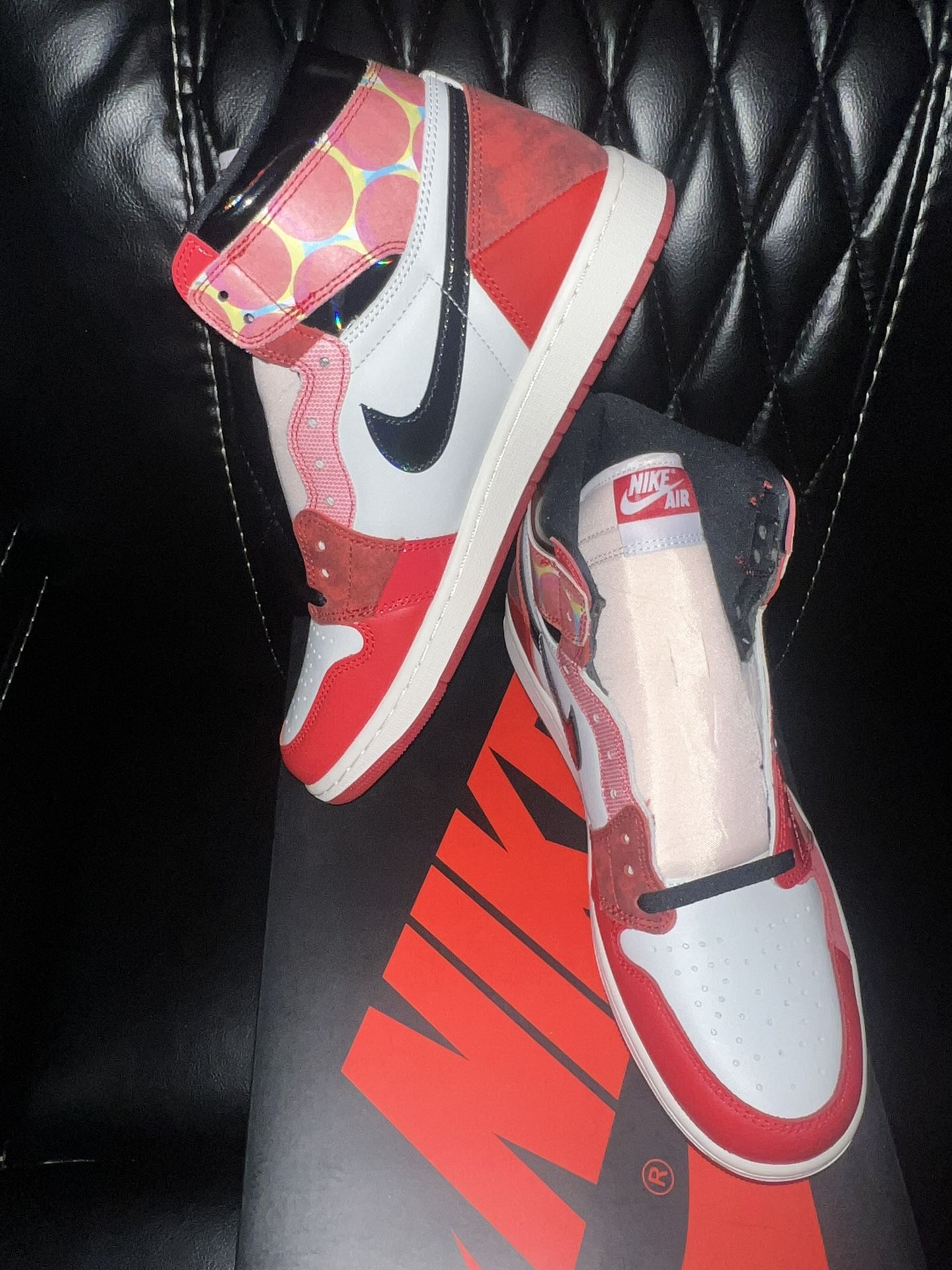 Jordan 1 sales spiderman size 11