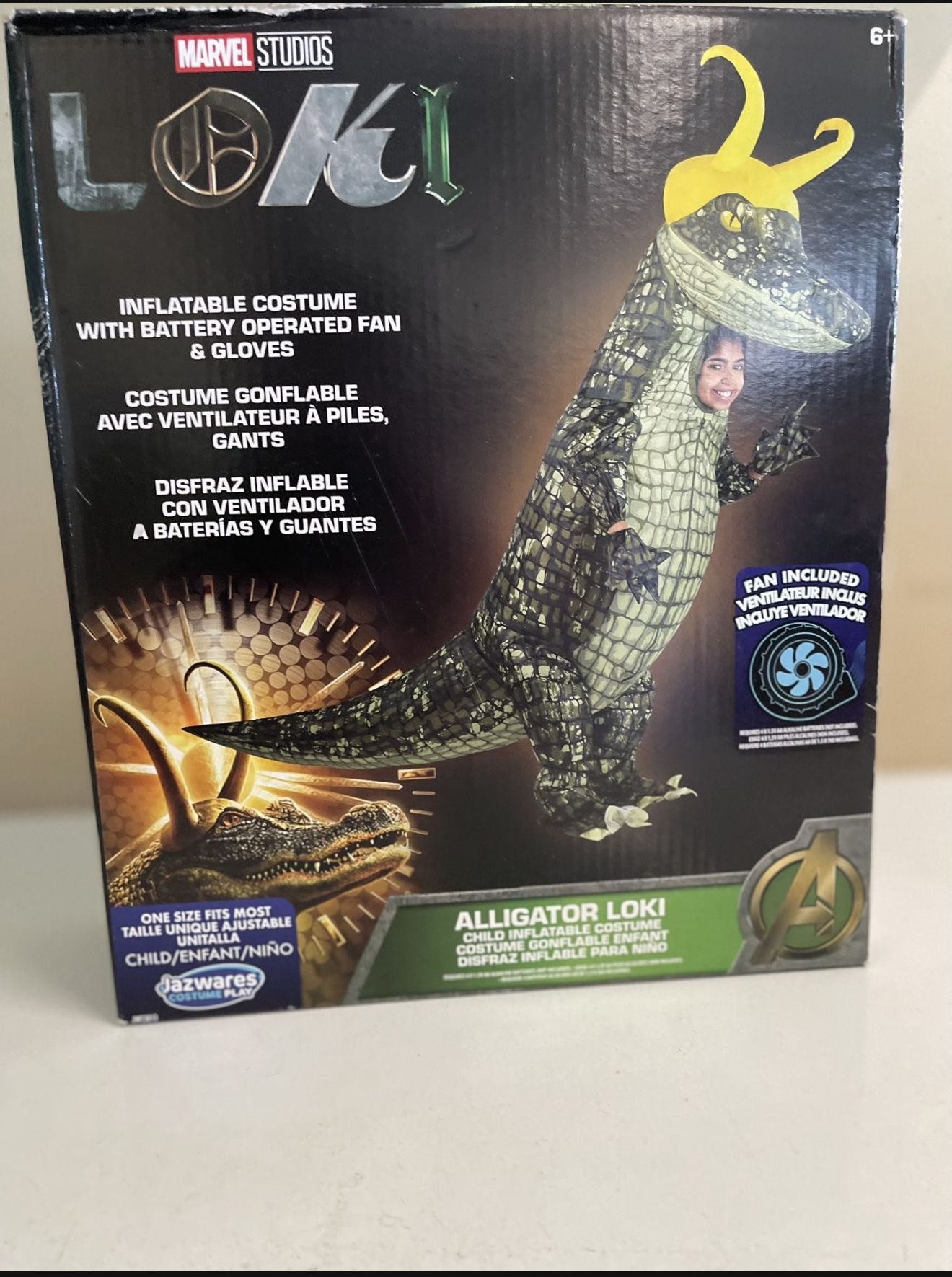 Halloween Costome Kids Alligator Loki