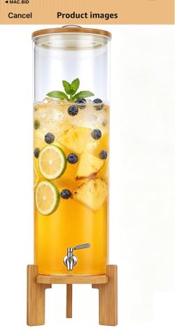 4gallon glass drink  dispenser