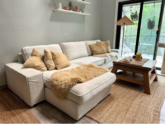 White Sectional Coucj
