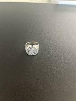 Sterling Silver Eagle Ring - Size 8