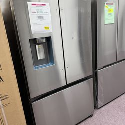 Refrigerator , Samsung new open box 36” W 31 Cu.ft fridge