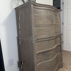 Refinished Real Wood Dresser 