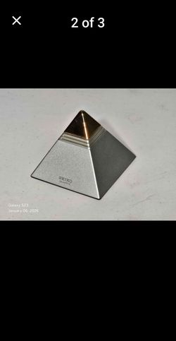 The Seiko Talking Pyramid Clock