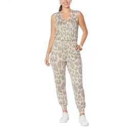 G by Giuliana Jumpsuit Leopard