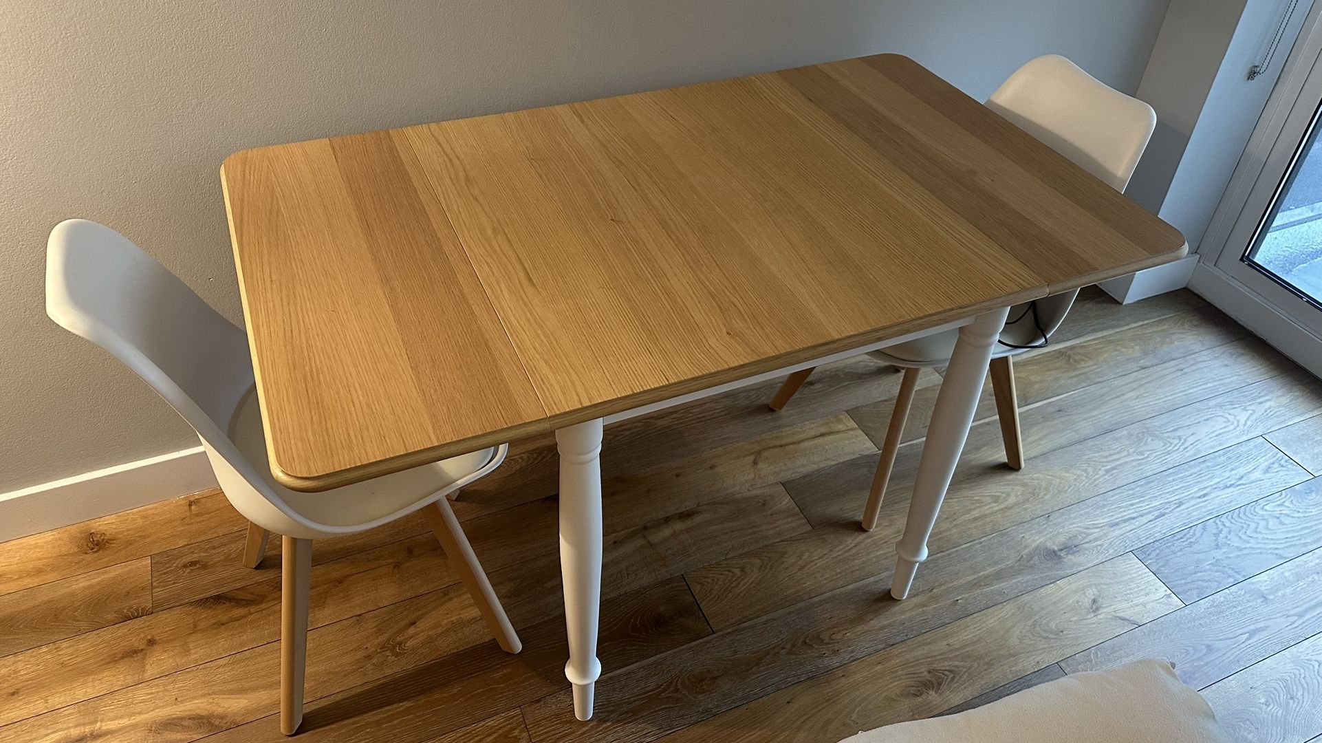 Ikea Danderyd Drop leaf Dining table chairs