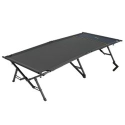 Cabela's Big Outdoorsman Cot with Lever Arm - Black/Gray