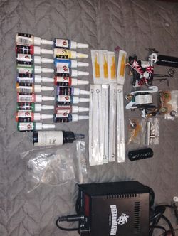 DragonHawk Tattoo Machine With All Accessories And Ink Included!