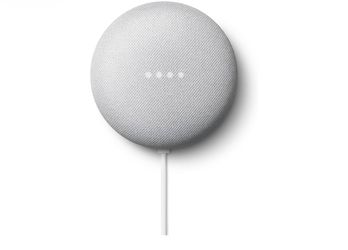 Google Nest Mini 2nd Gen - Bluetooth Speaker with English and Muliti Language Compatibility for Use Anywhere (Light Gray)