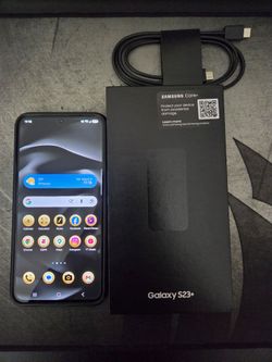 Samsung Galaxy S23+ Plus 5G, 512GB, Phantom Black – Unlocked