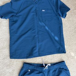 Man Figs Scrub Set Size XL