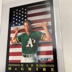1991 Fleer Pro-Visions Mark McGwire