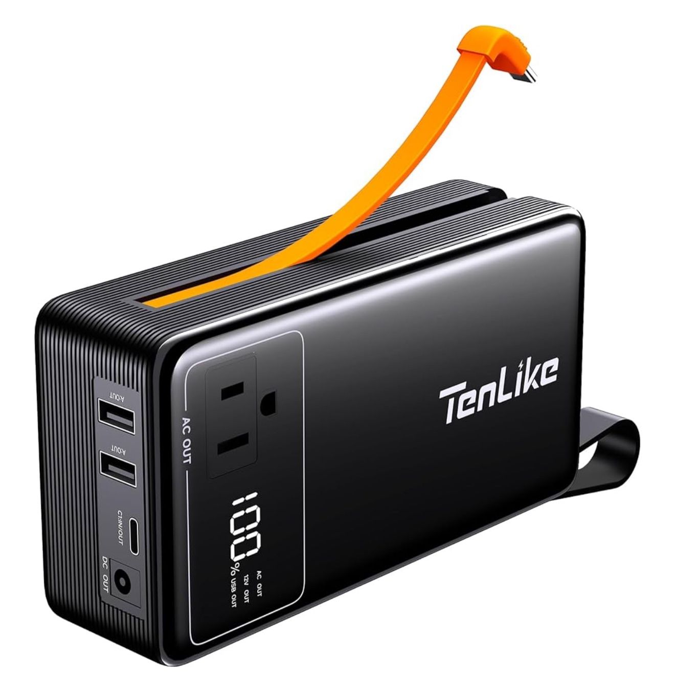Portable Power Station 99.9Wh Power Bank for Camping Essentials Small Electric Mini Generator Large Lithium Battery with 110V AC Plug in Output 60W Ty