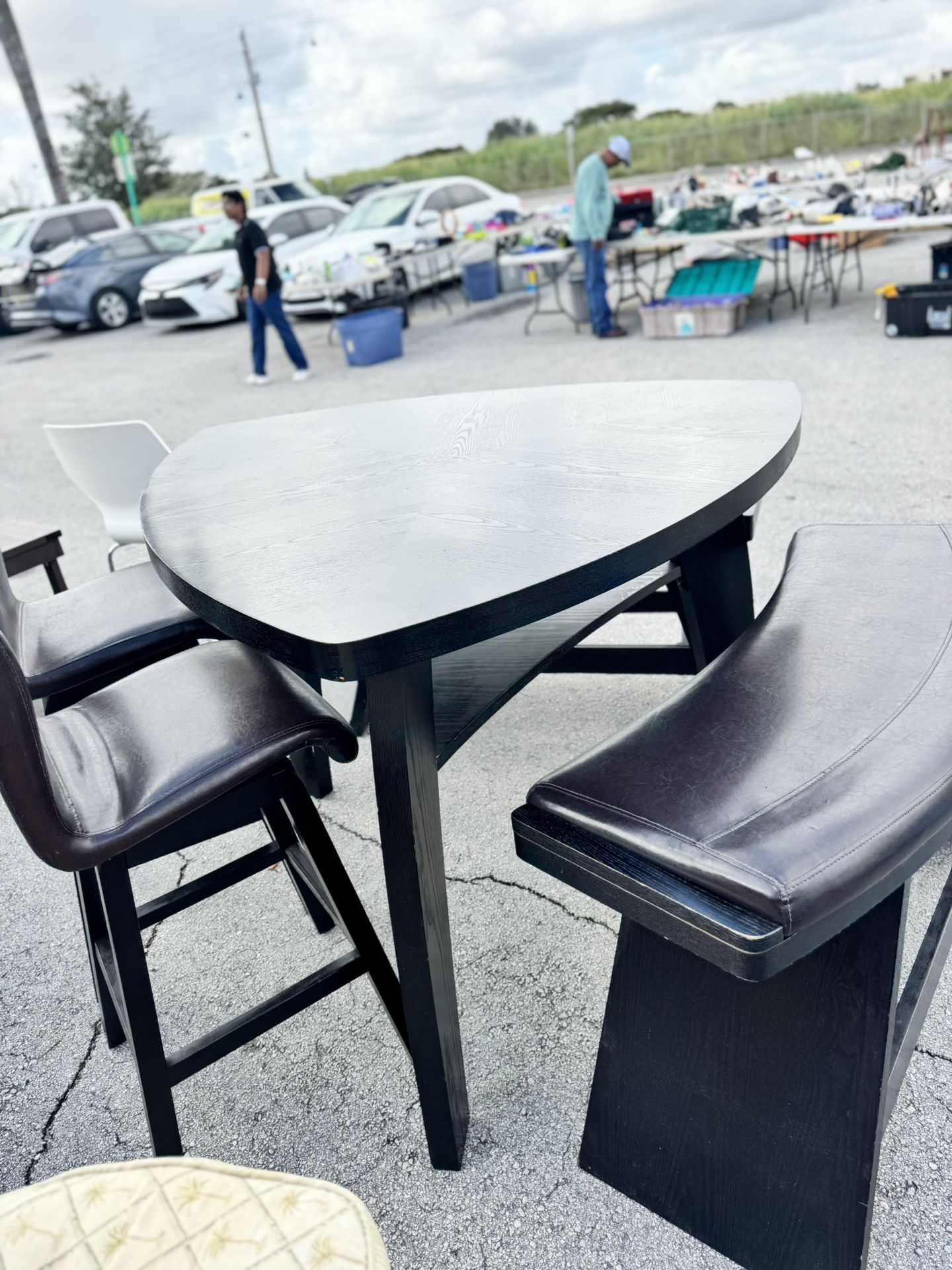 Hi Top Bar Style Dining Room Table