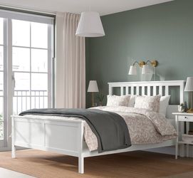 Bed frame Full & Underbed storage boxes (set of 2) - IKEA HEMNES