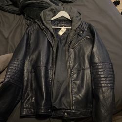 Faux Leather Jacket 
