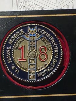 U.S. NAVY SEABEES challenge Coin And Stainless Steel Mug