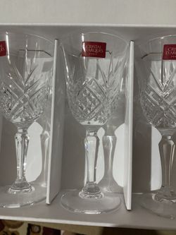 Cristal D’Arques Crystal stemmed glasses