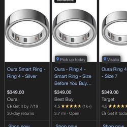 Oura Ring 4 Size 7 