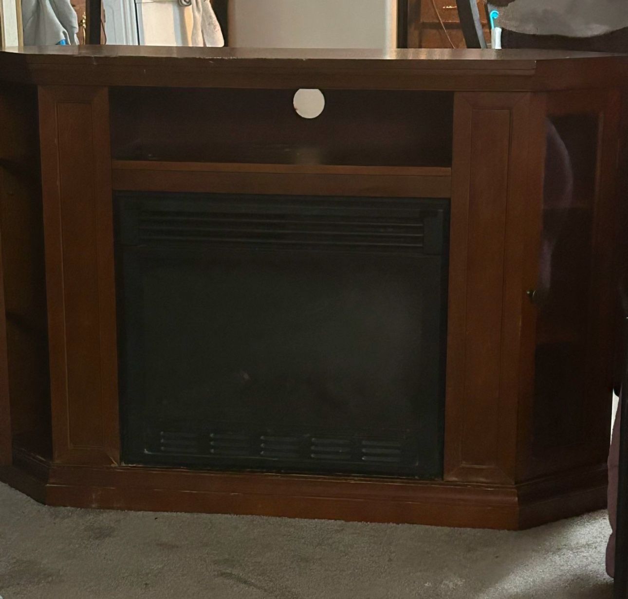 Ashley’s furniture fireplace :