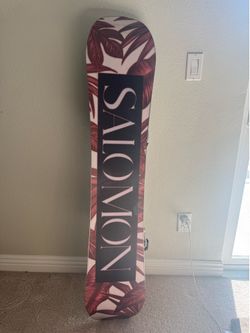Salomon snowboard complete setup with hestra gloves
