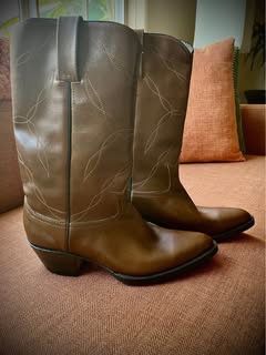 Neolite Leather Cowboy Western Boots
