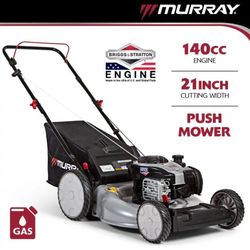 Murray 21 in. 140cc Briggs and Stratton walk behind Gas Push Lawn Mower