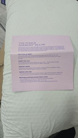 Purple Harmony Pillow Standard Low - GelFlex Grid + Talalay Latex