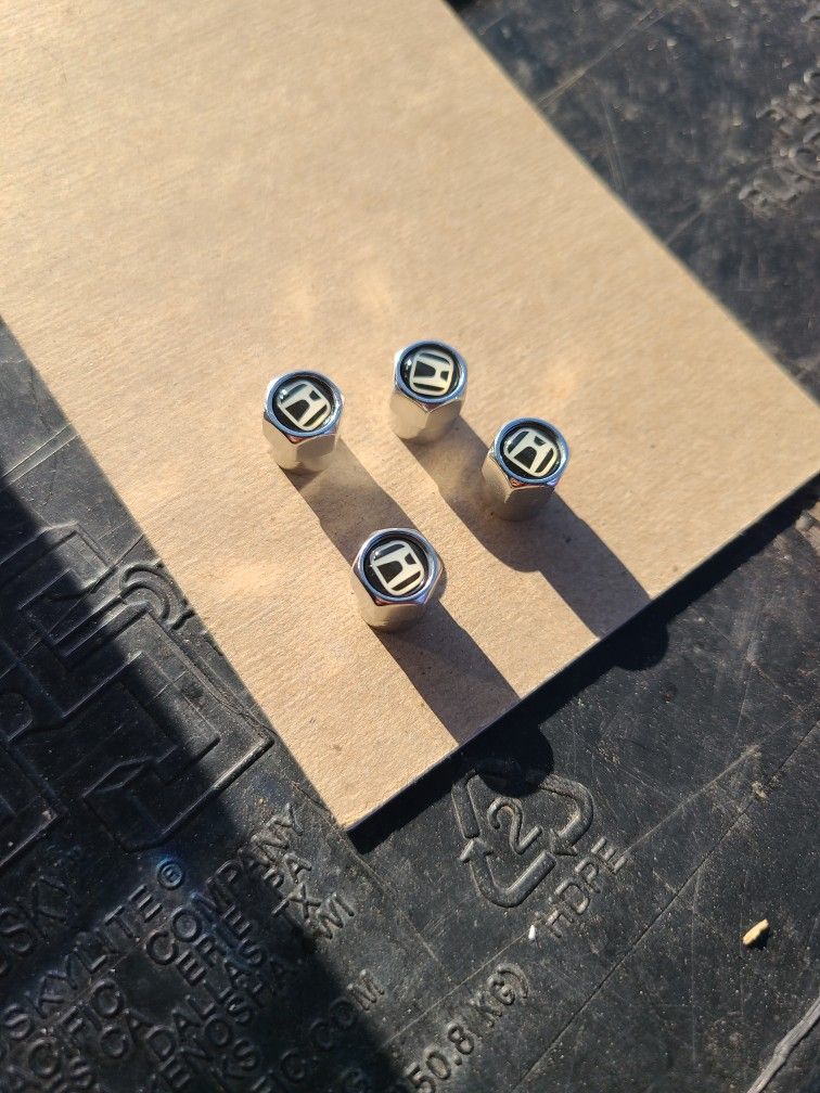 Brand New Honda Jdm Aluminum Tire Valve Stem Caps