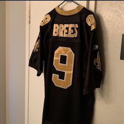 Drew Brees NFL Saints Reebok Authentic Jersey Size 54