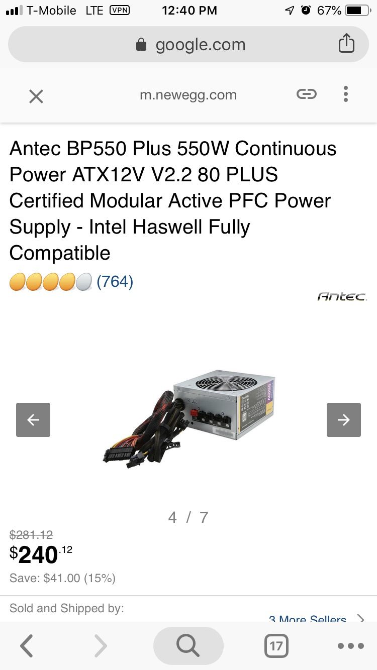 550w continuous power offer me