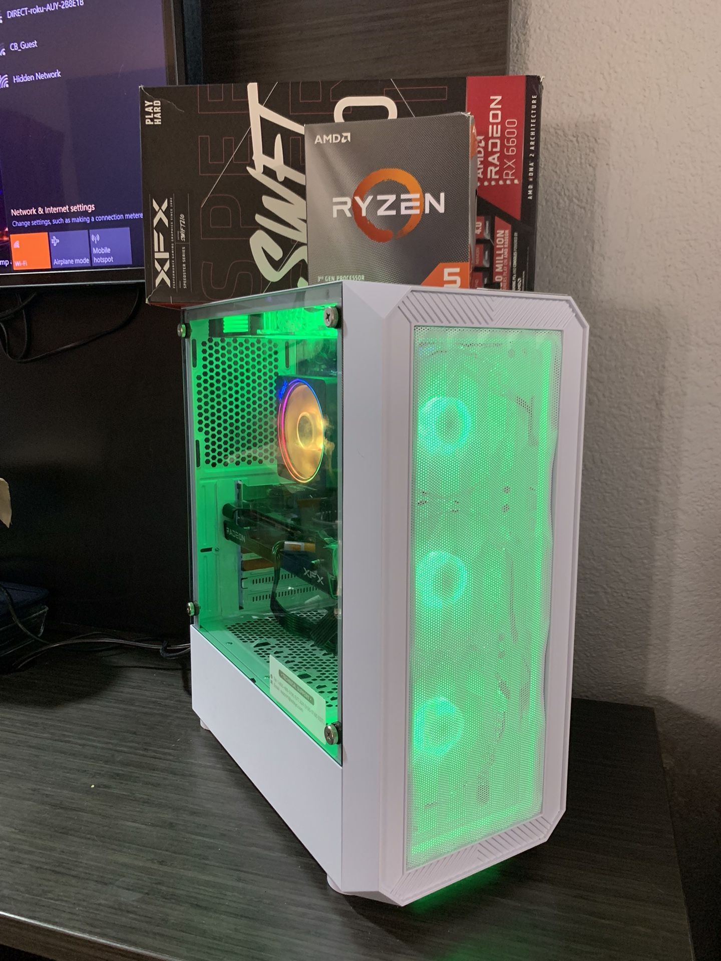 Gaming Pc RX-6600, Ryzen 5 5600, 16GB 3200Mhz, 1TB SSD *BRAND NEW* OBO