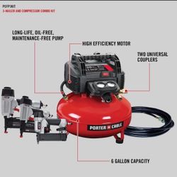 Air Compressor Nail Combo