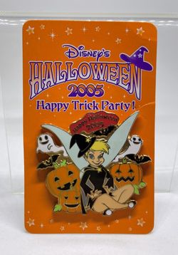 Japan Disney Store JDS Tinker Bell Witch Trick Party Halloween 2005 Pin LE 1200
