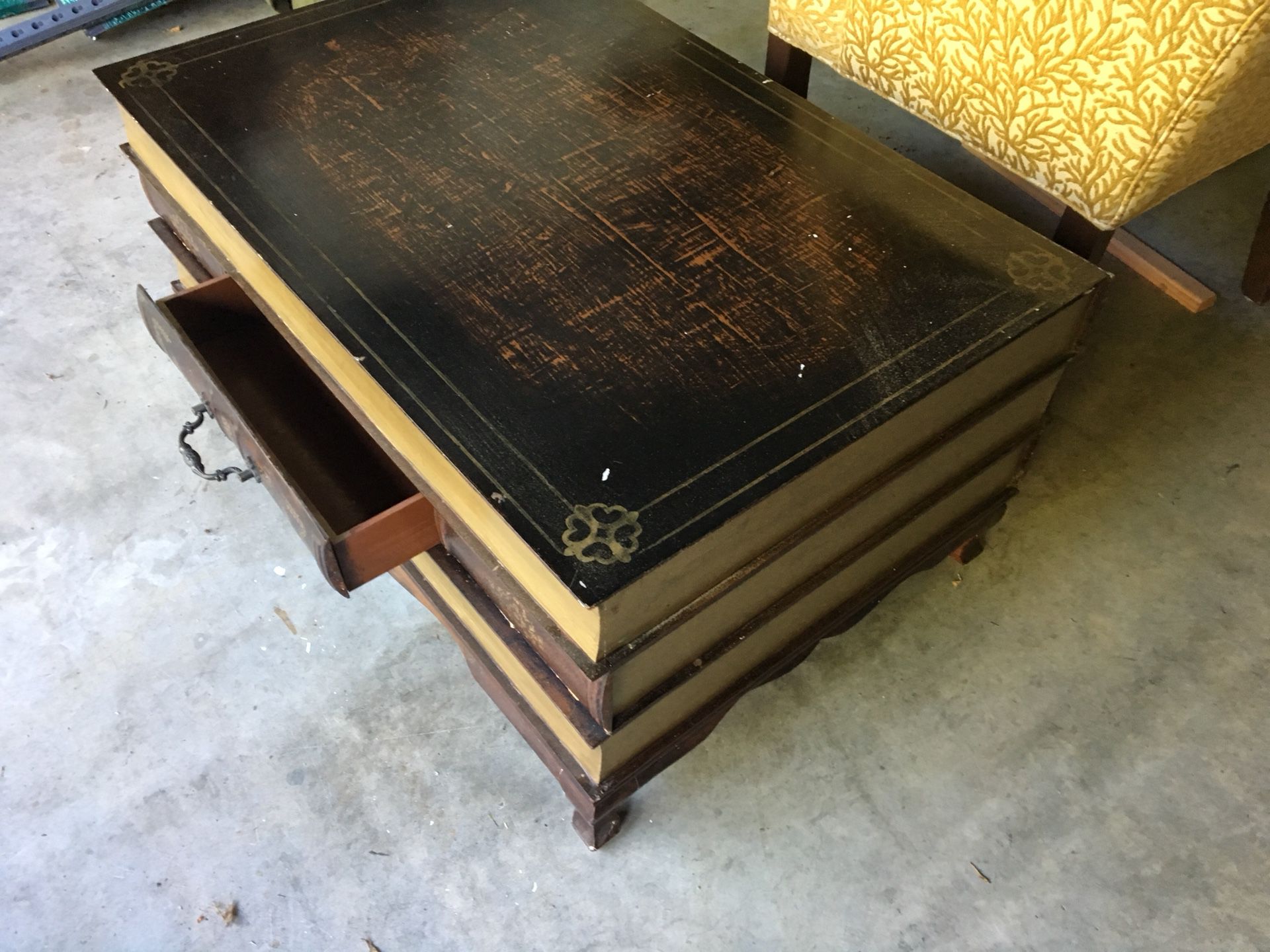 Funky book coffee table