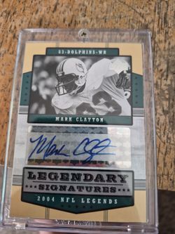 Signed  Mark Clayton