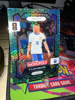 Kylian Mbappé 2026 Prizm Monopoly FIFA World Cup Green Big Money Shimmer /20