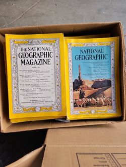 National Geographic Books From 1950s-1960