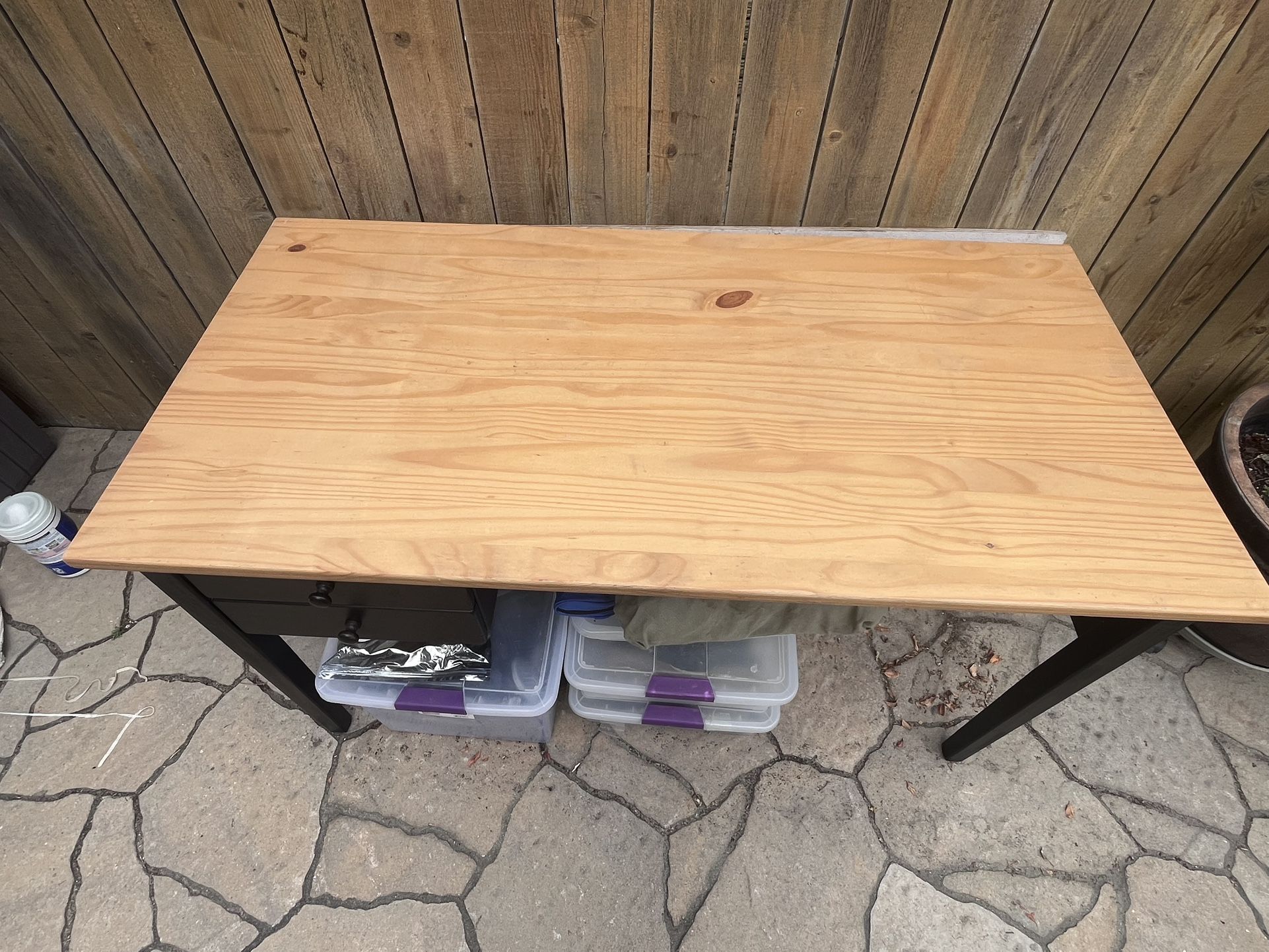IKEA “Arkelstorp” Desk With Storage - Used